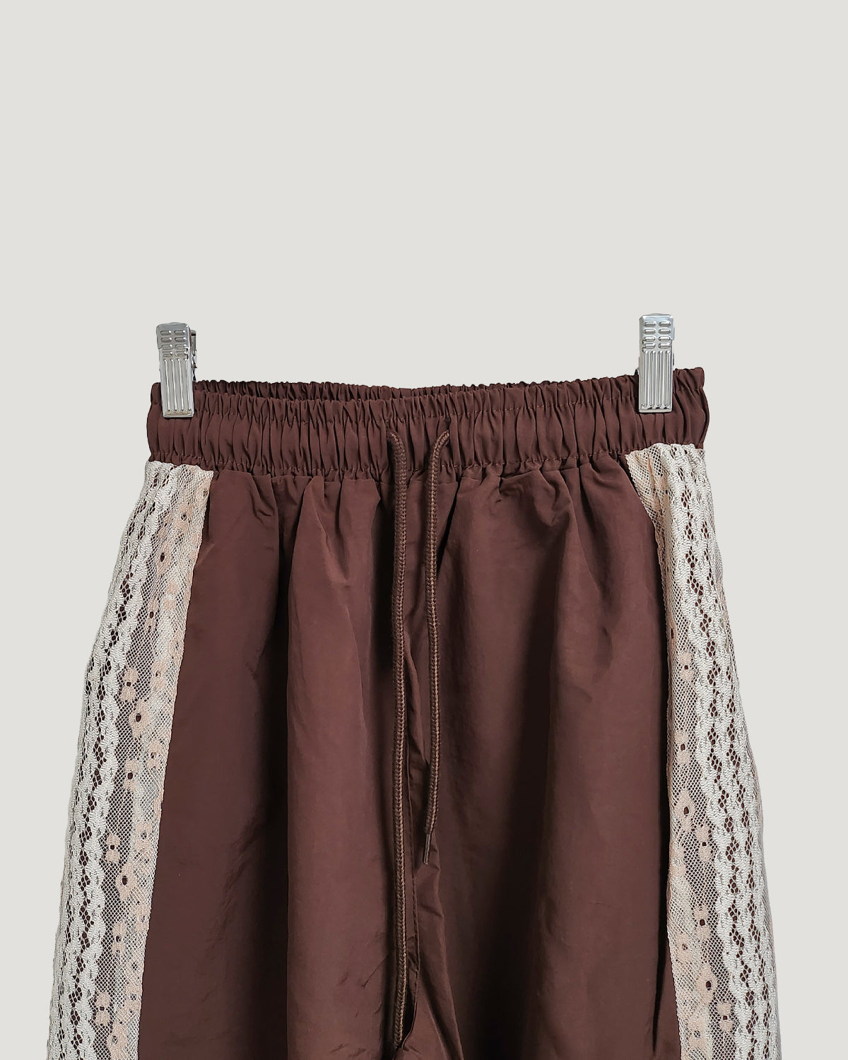 lace line nylon pants