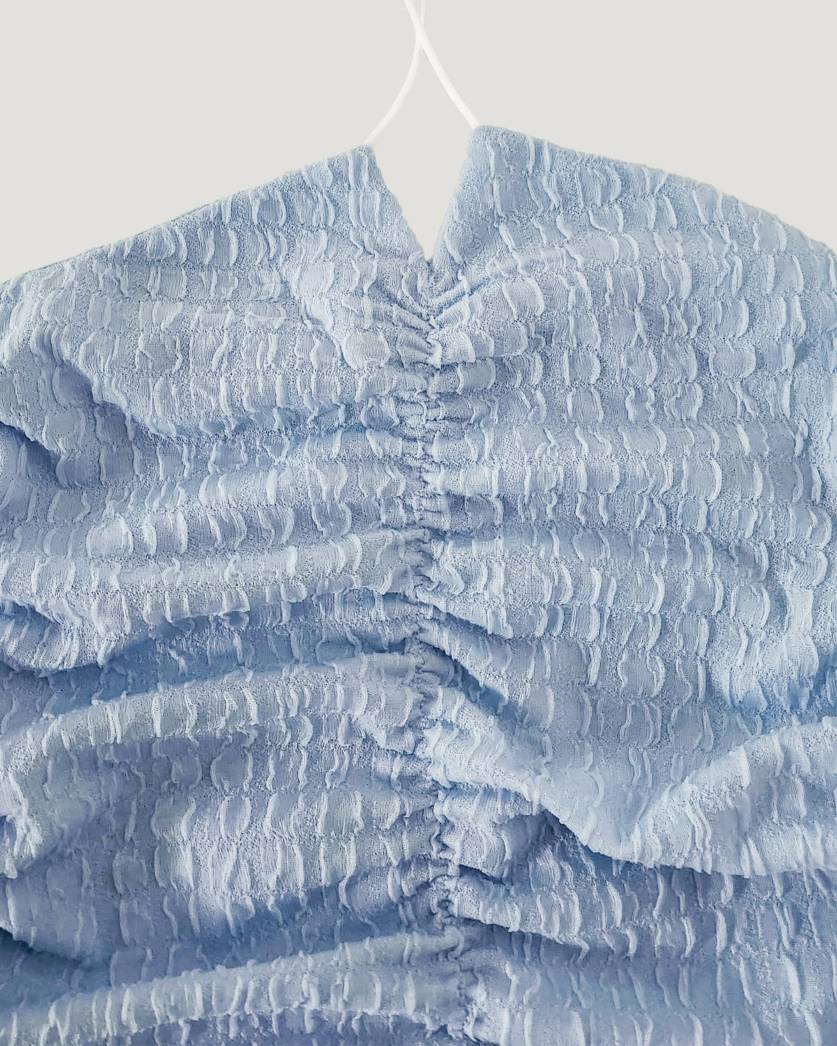 rose corsage set shirring top