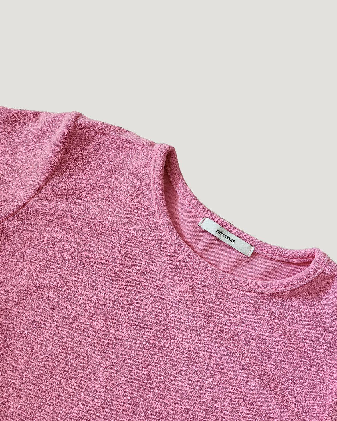 hem gingham check pile fabric T