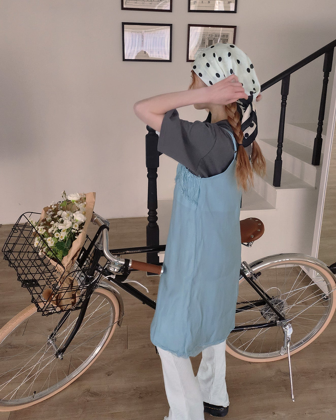 lace point camisole midi dress