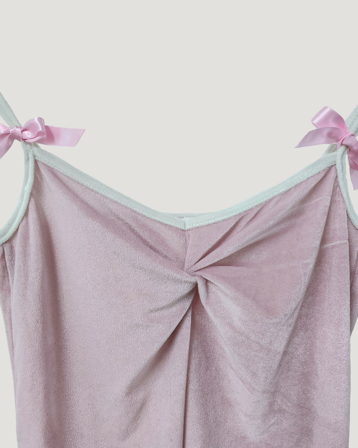 velvet piping ribbon camisole