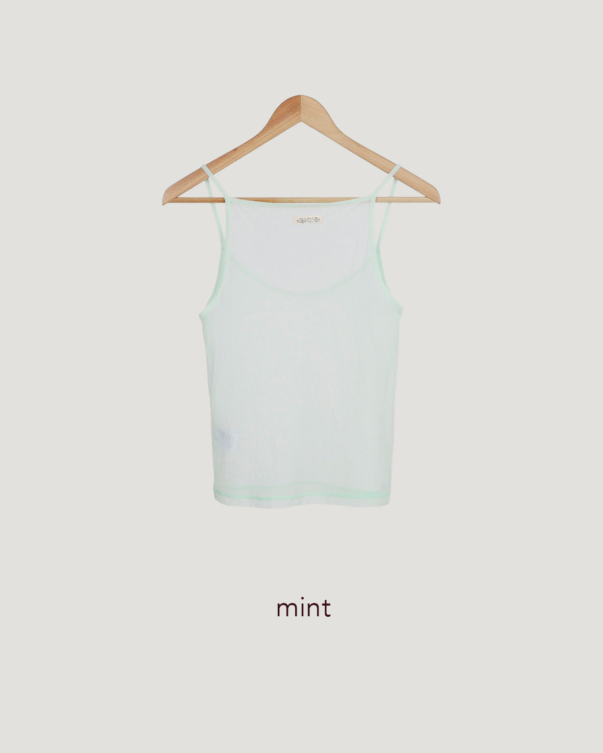 tag point sheer camisole