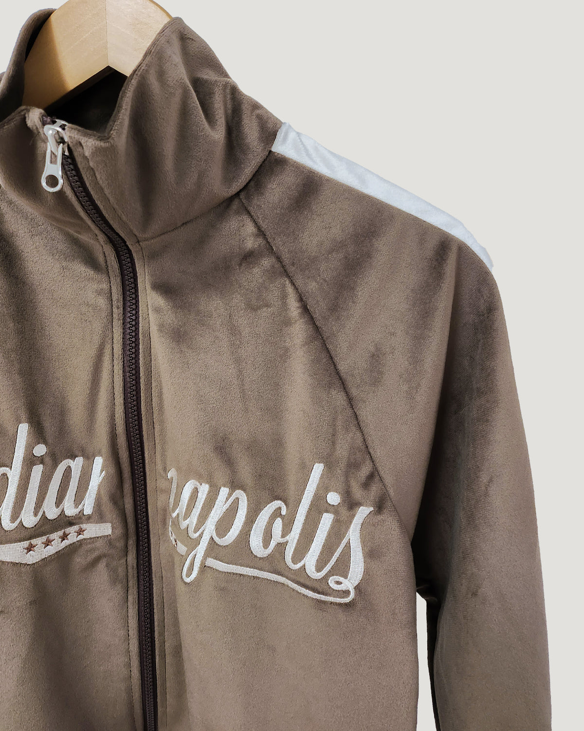 velvet track jacket