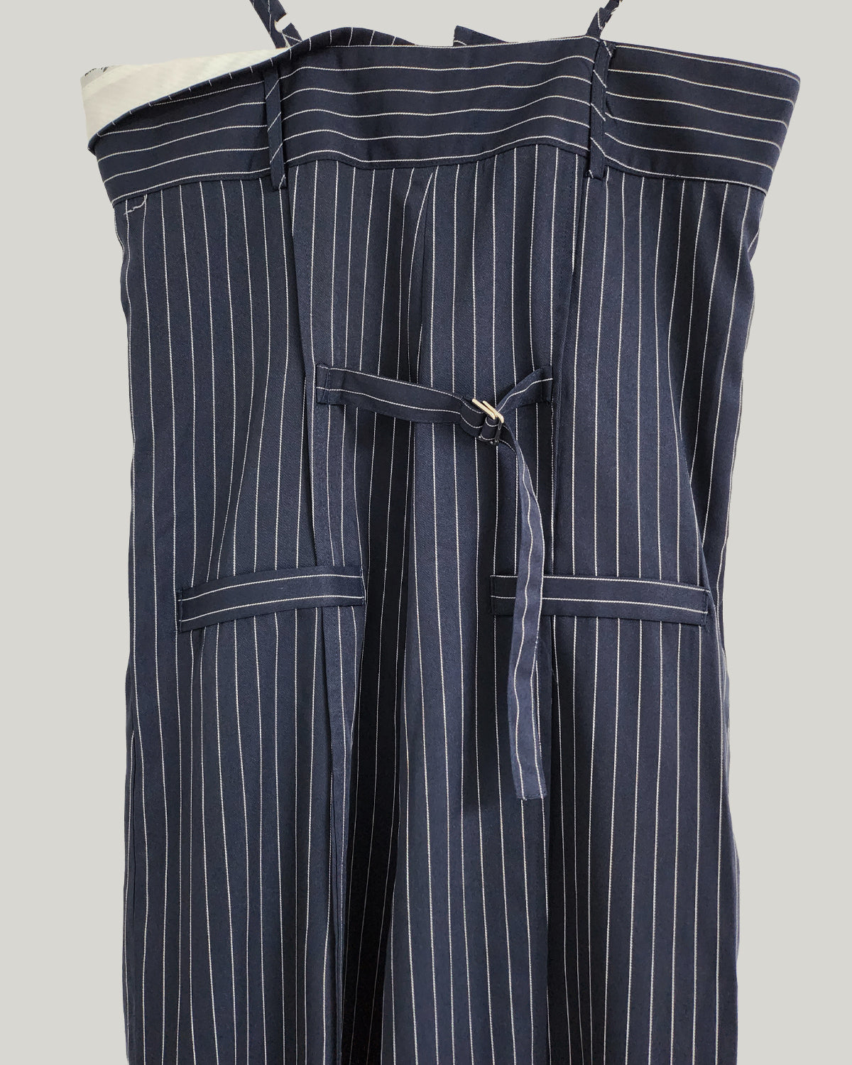 pinstripe design jumpsuit