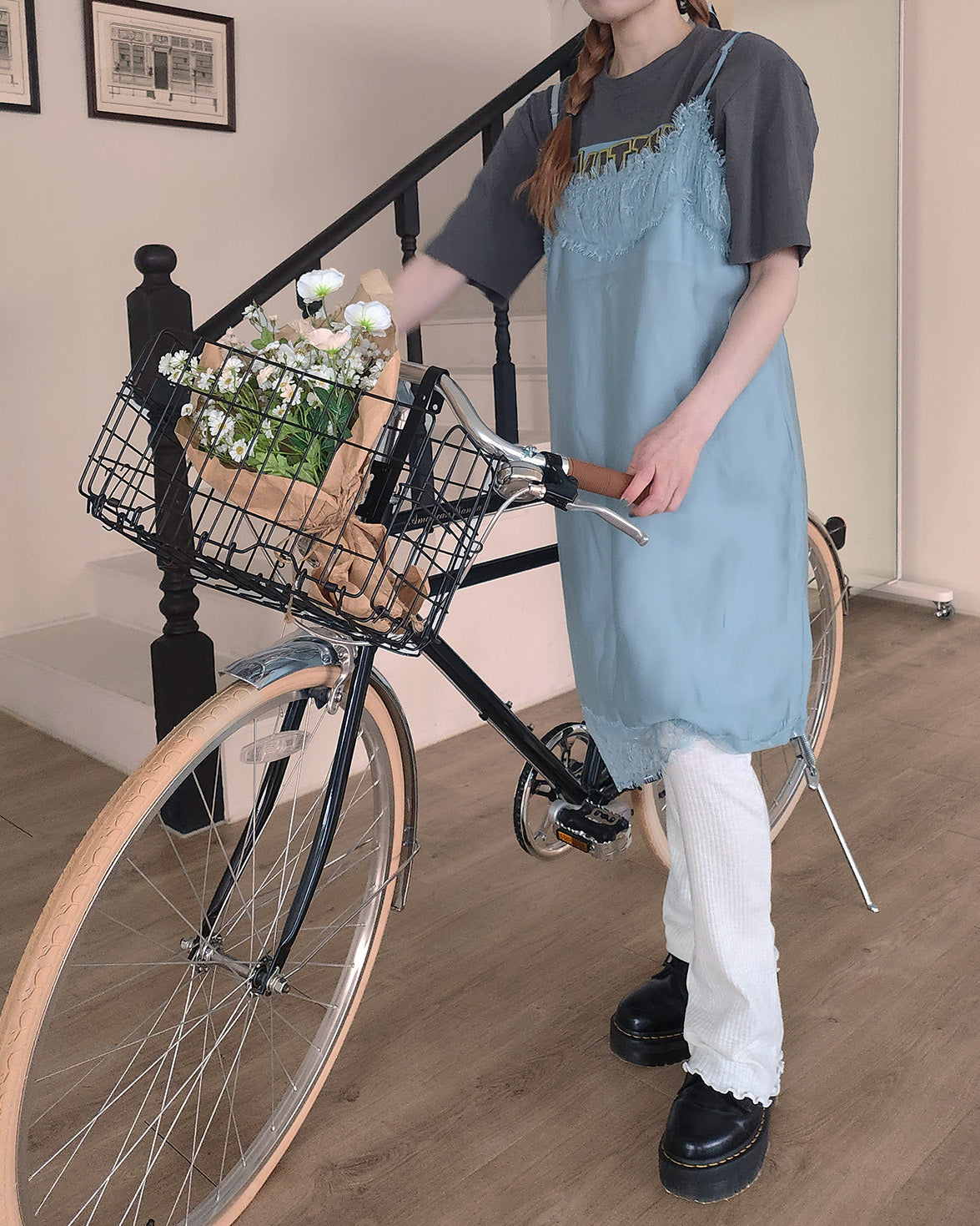 lace point camisole midi dress