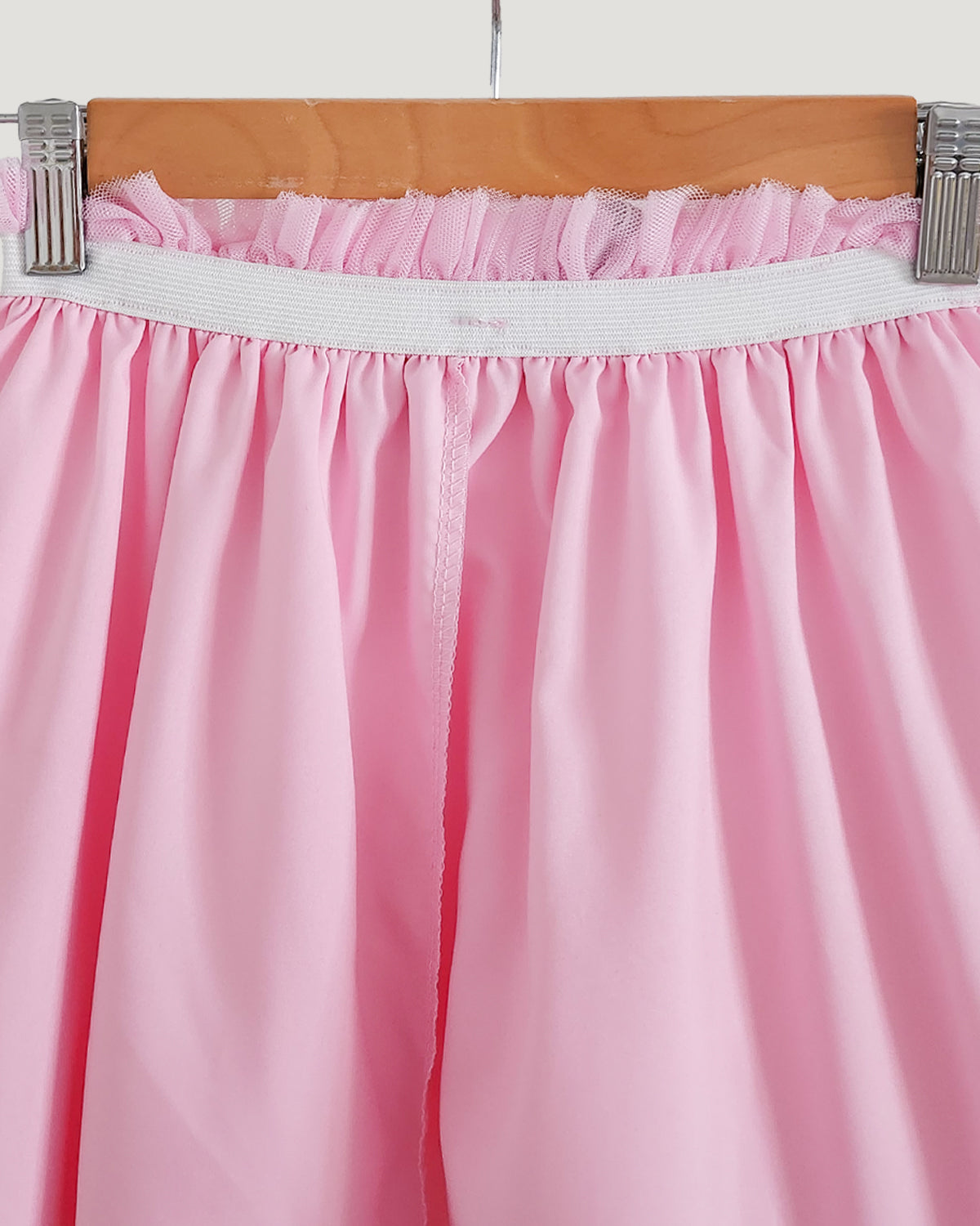 volume tulle mini skirt