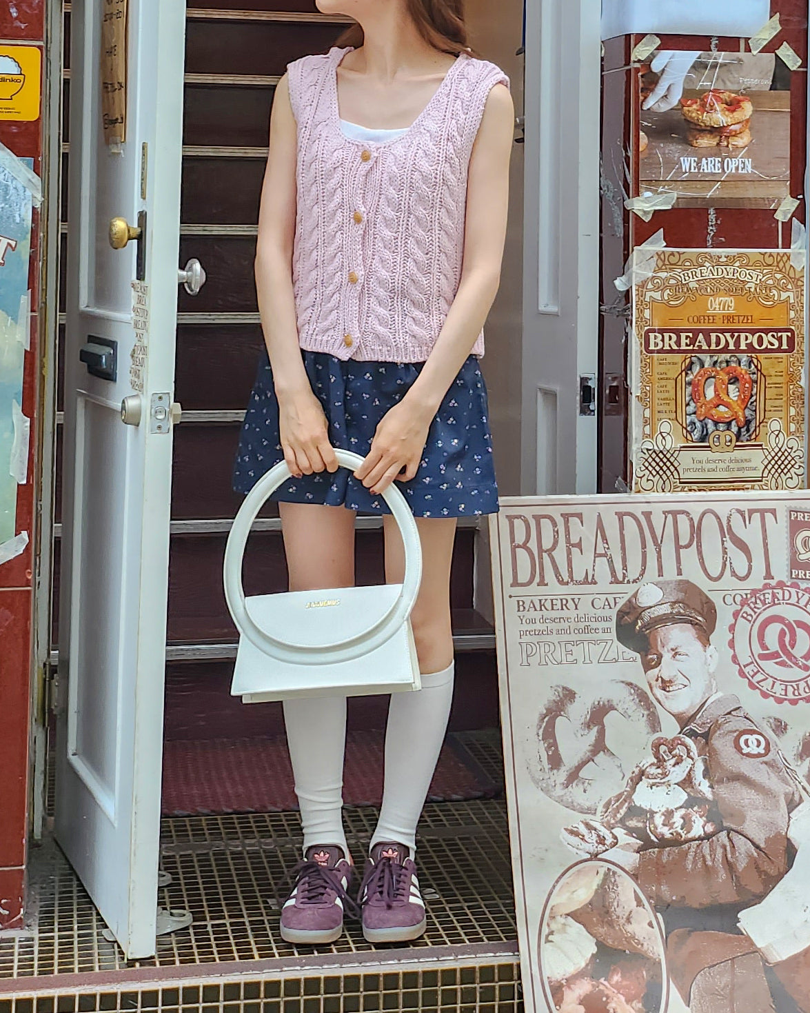 cable knit vest cardigan