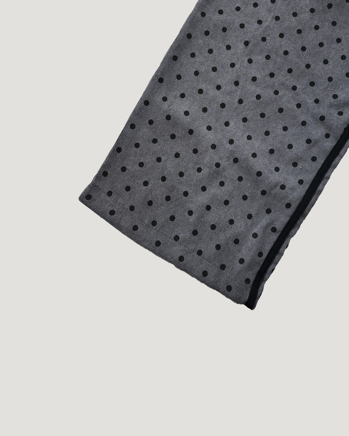 dot side line light corduroy pants