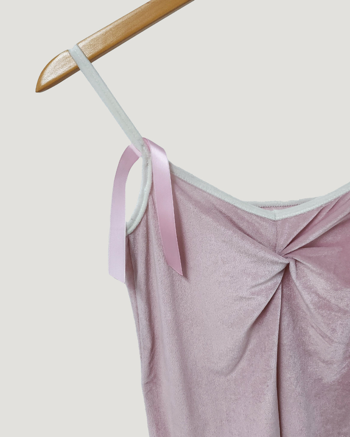 velvet piping ribbon camisole