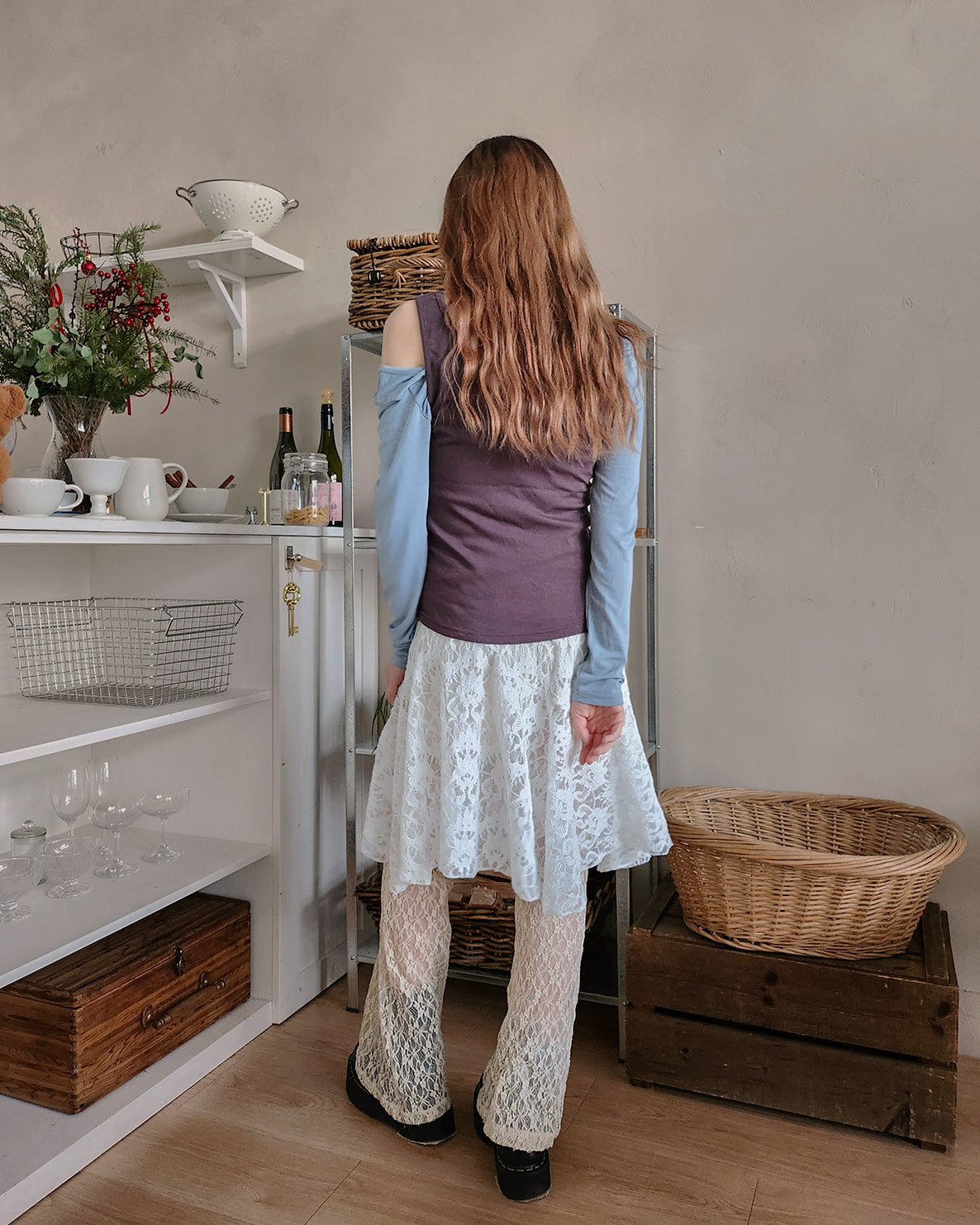 2 item layered top (2点セット)