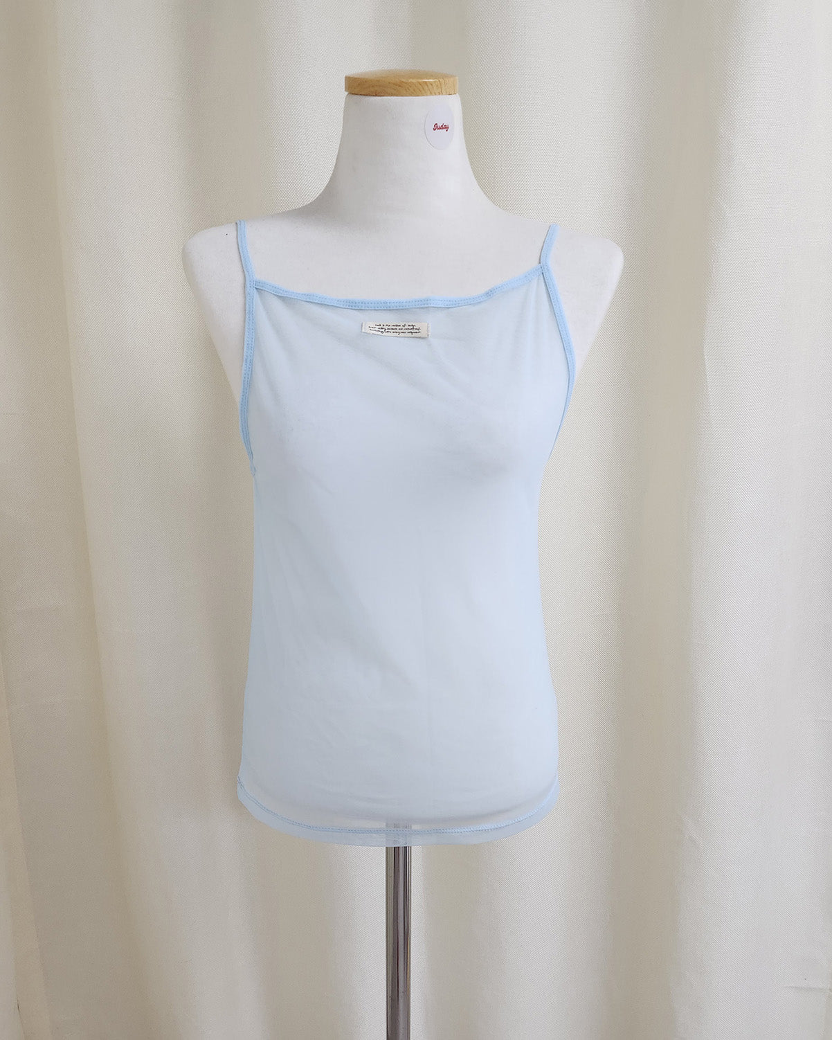 tag point sheer camisole