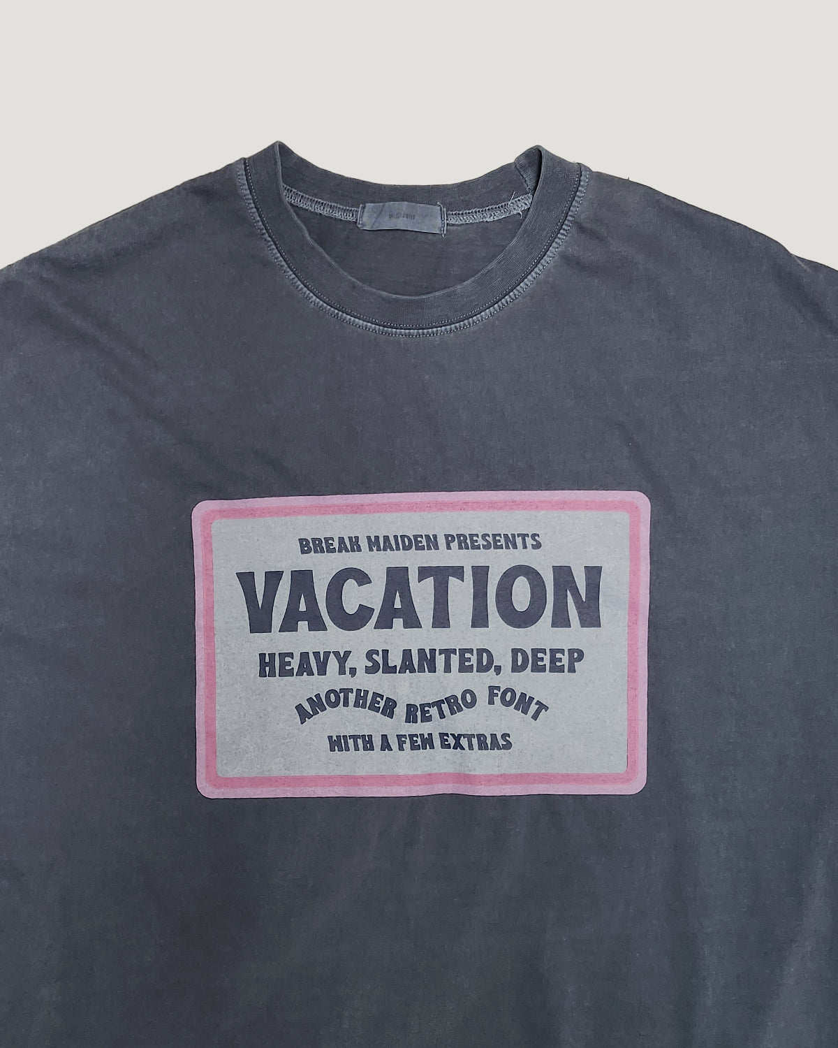vacation box logo oversize T