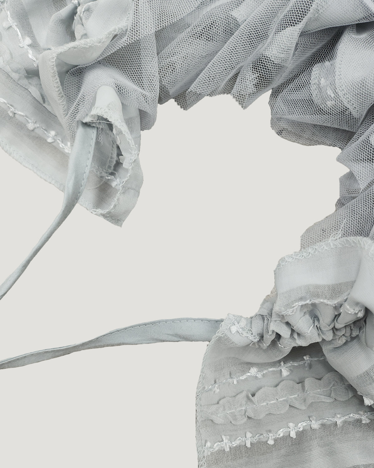 lace frill layered belt