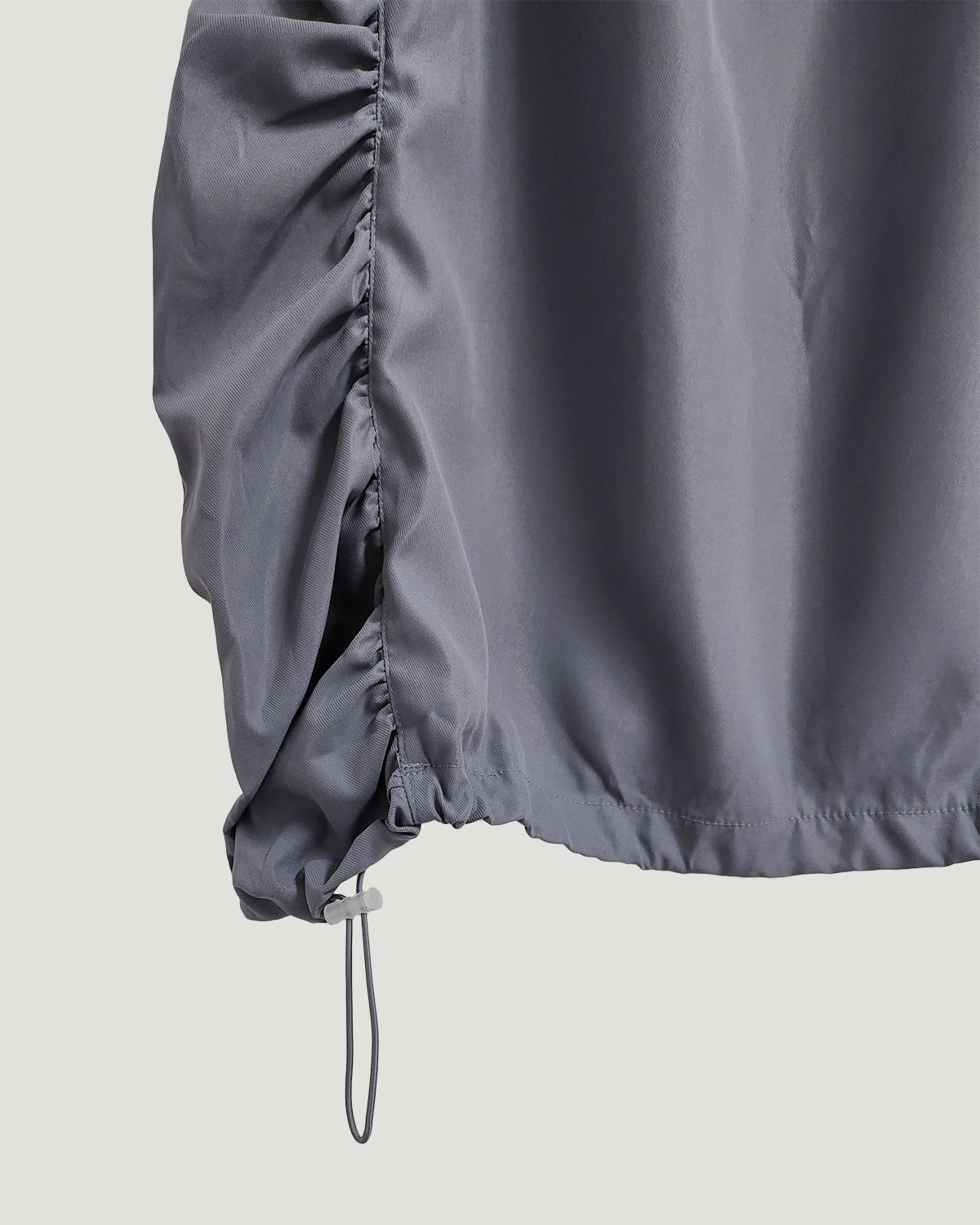 side shirring long skirt