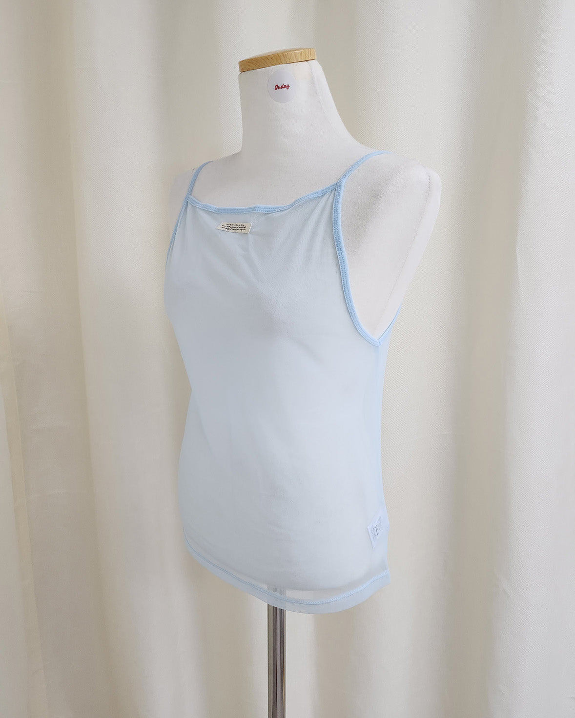 tag point sheer camisole