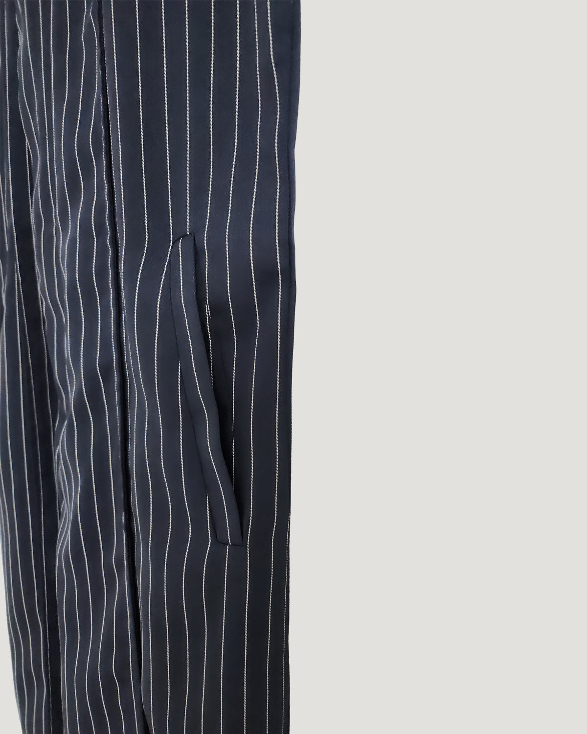 pinstripe design jumpsuit