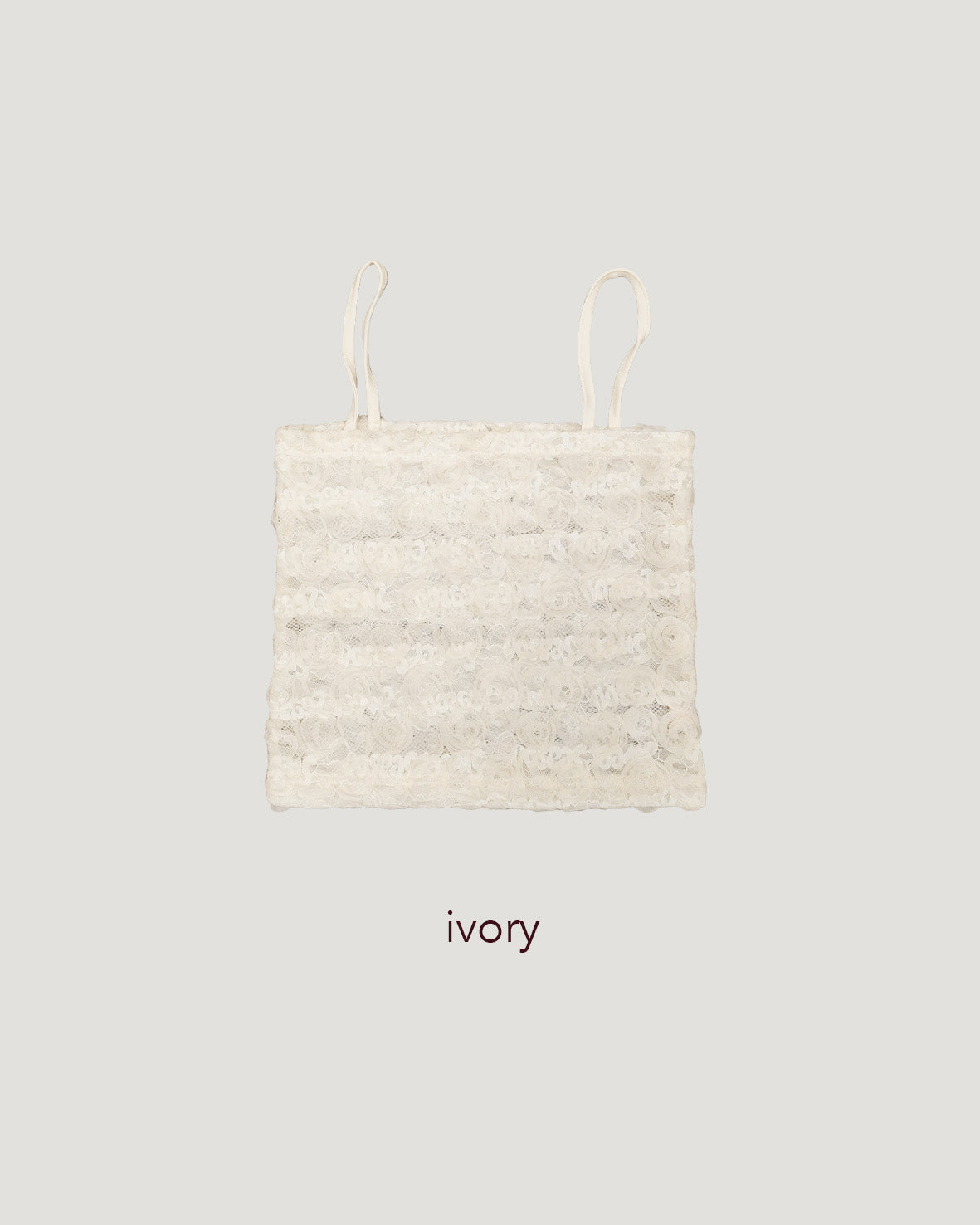 rose motif sheer bustier