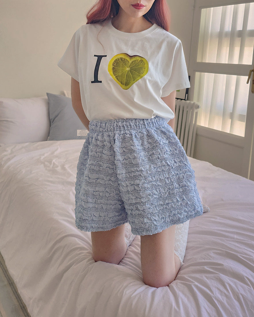 frill short pants