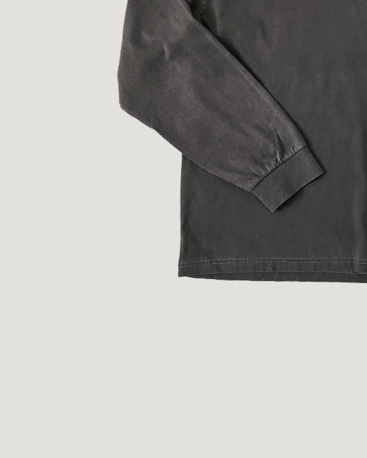 pigment box logo oversize long sleeve T