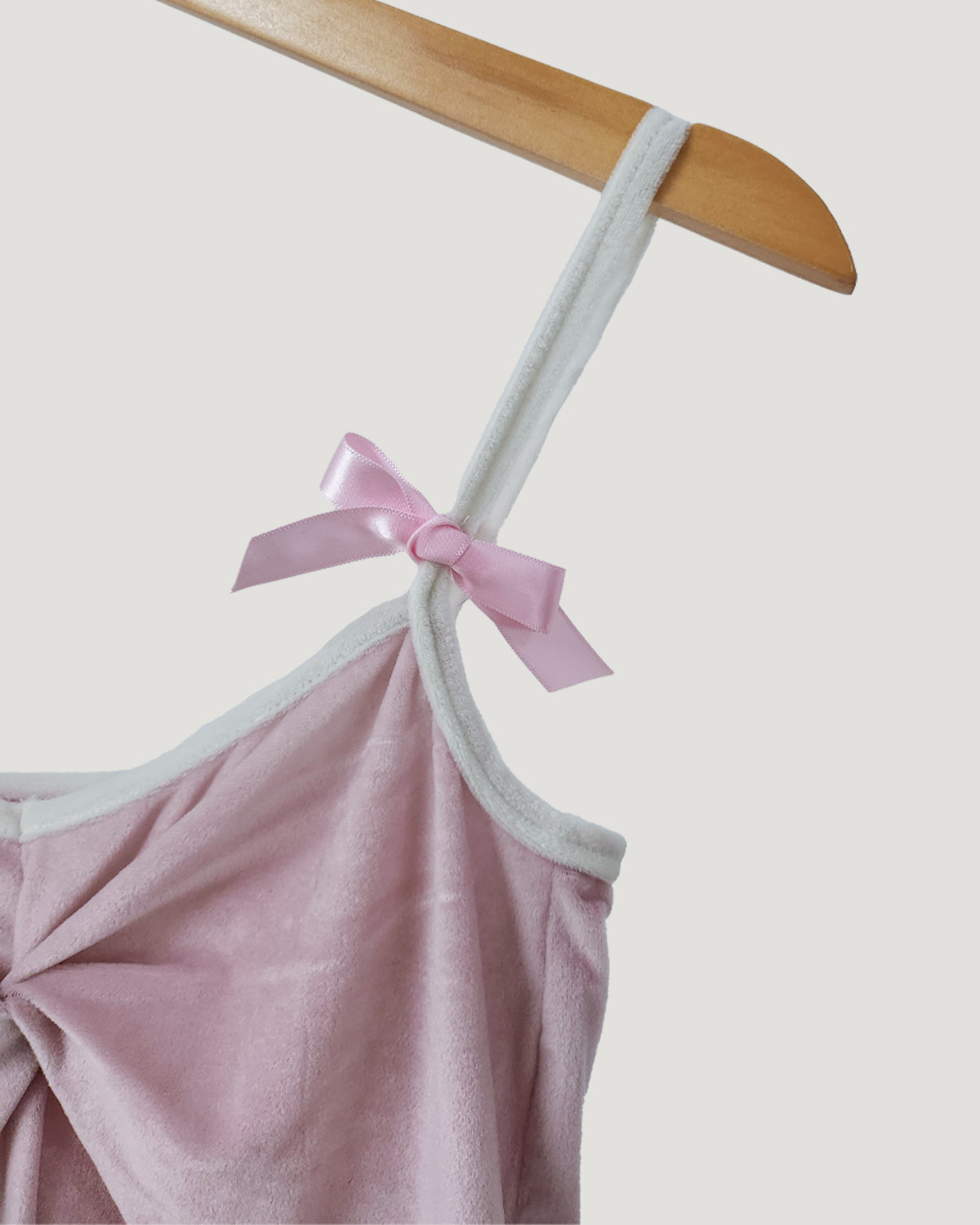 velvet piping ribbon camisole