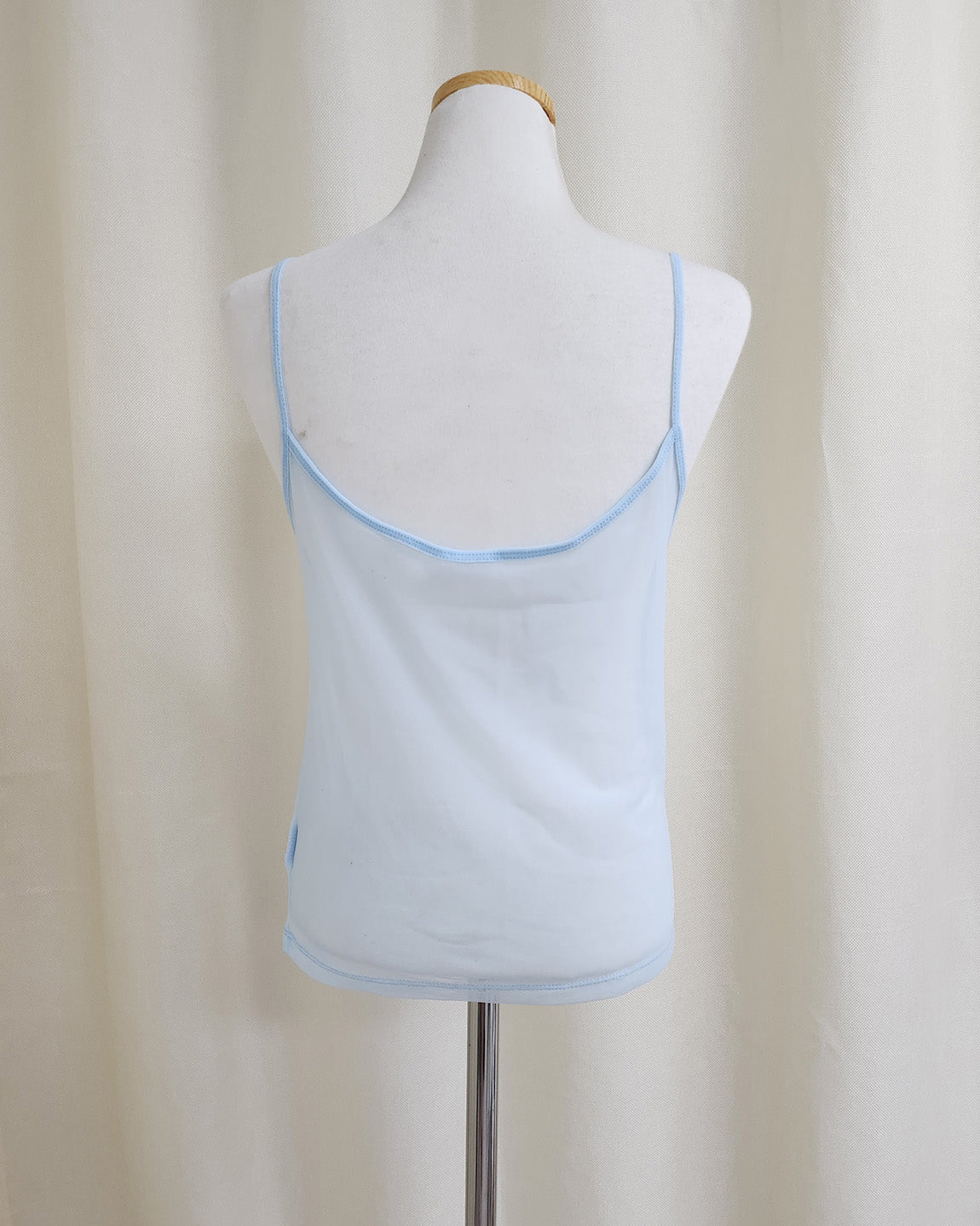 tag point sheer camisole