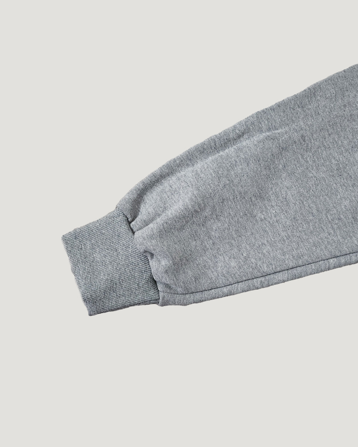 flower motif sweat zip hoodie