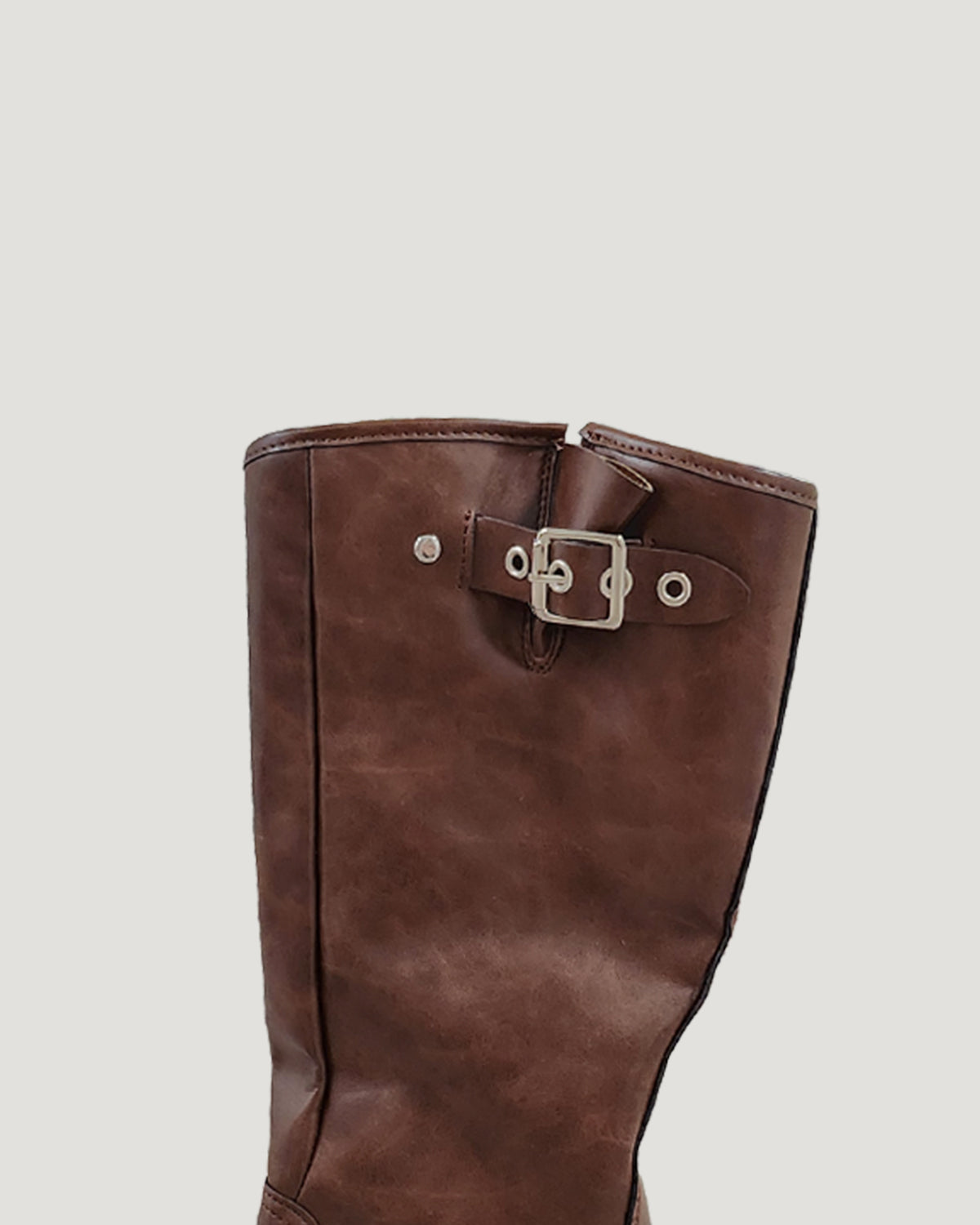buckle belt boots