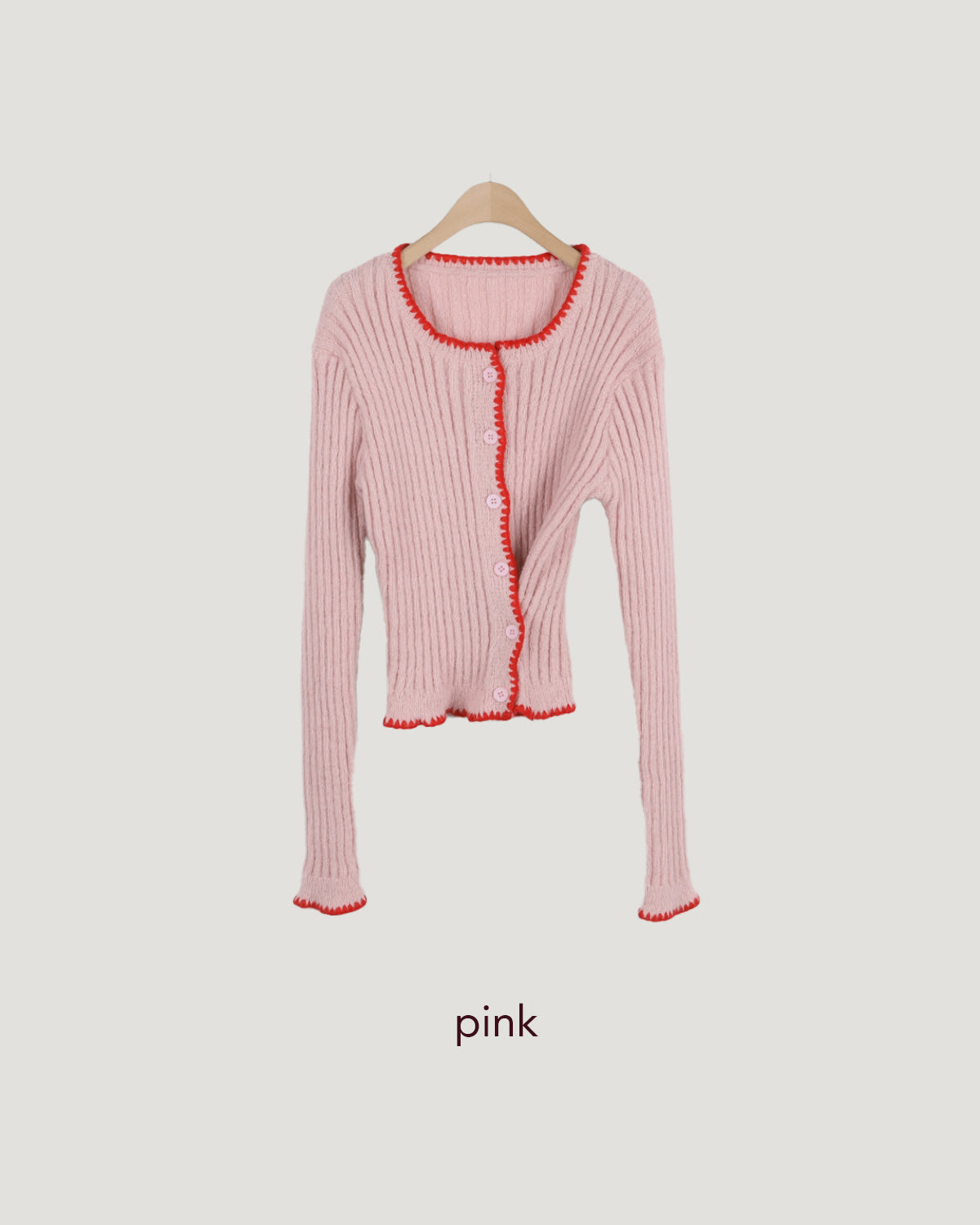 bicolor 2way  knit cardigan