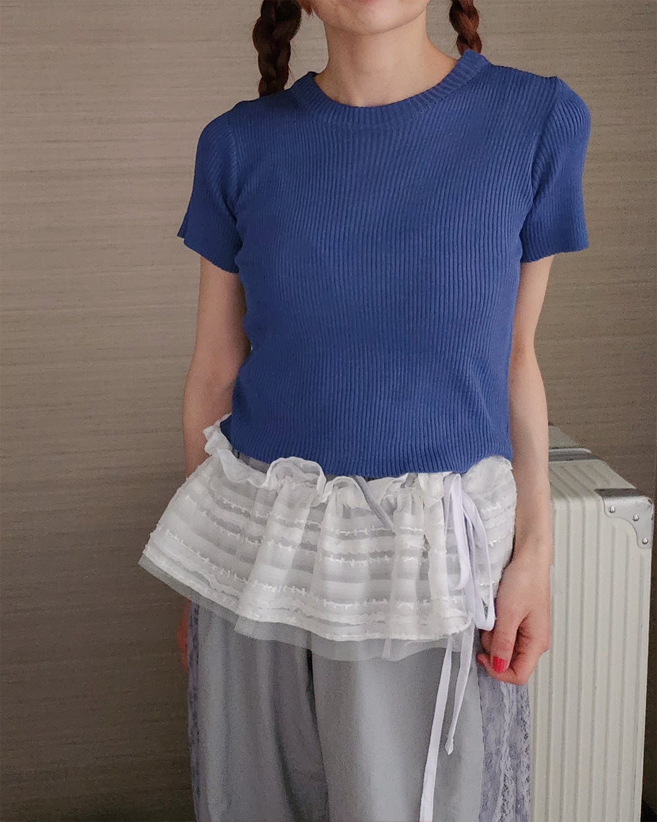 basic rib knit T