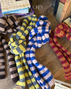 【OREN】ambre striped muffler