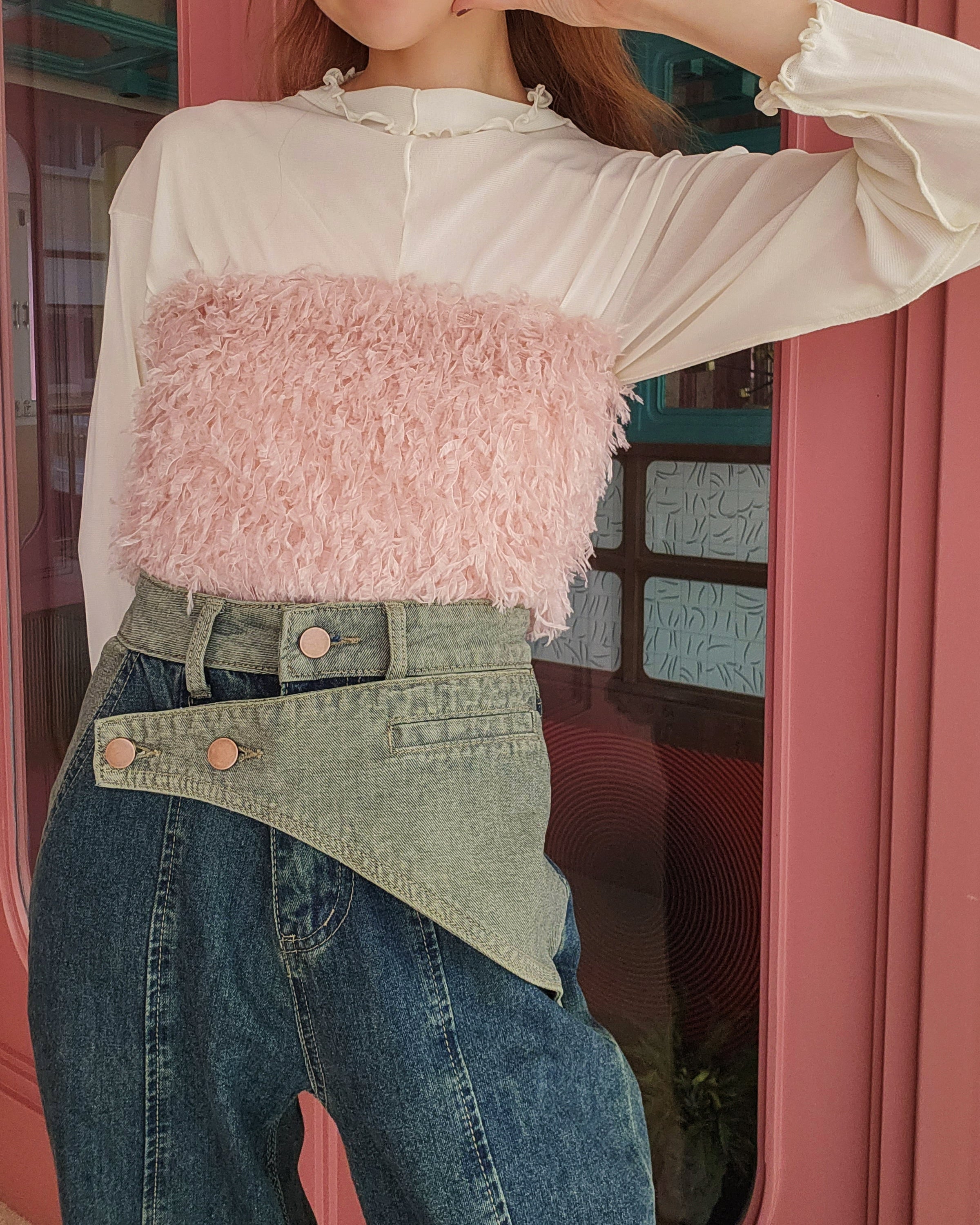 shaggy bustier