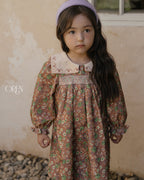 【OREN】bonjour square-collar dress