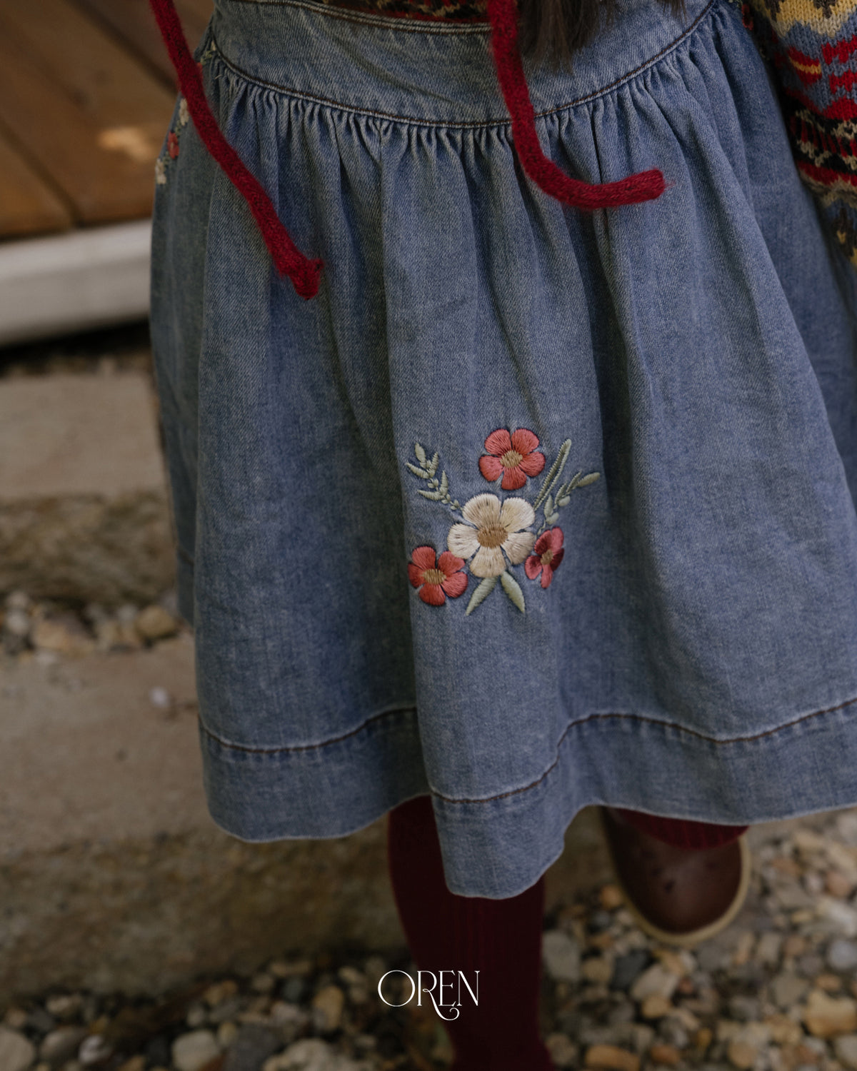 【OREN】blumei jumper skirt