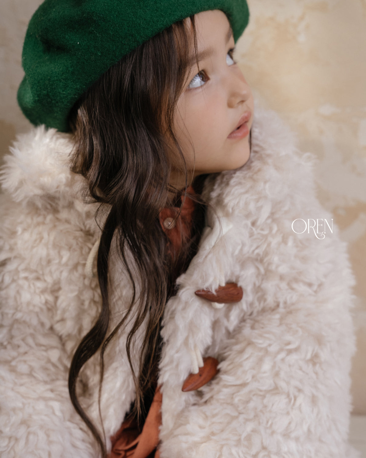 【OREN】verni toggle fur jacket