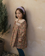 【OREN】bonjour square-collar dress