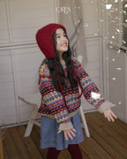 【OREN】flip knit brim beanie