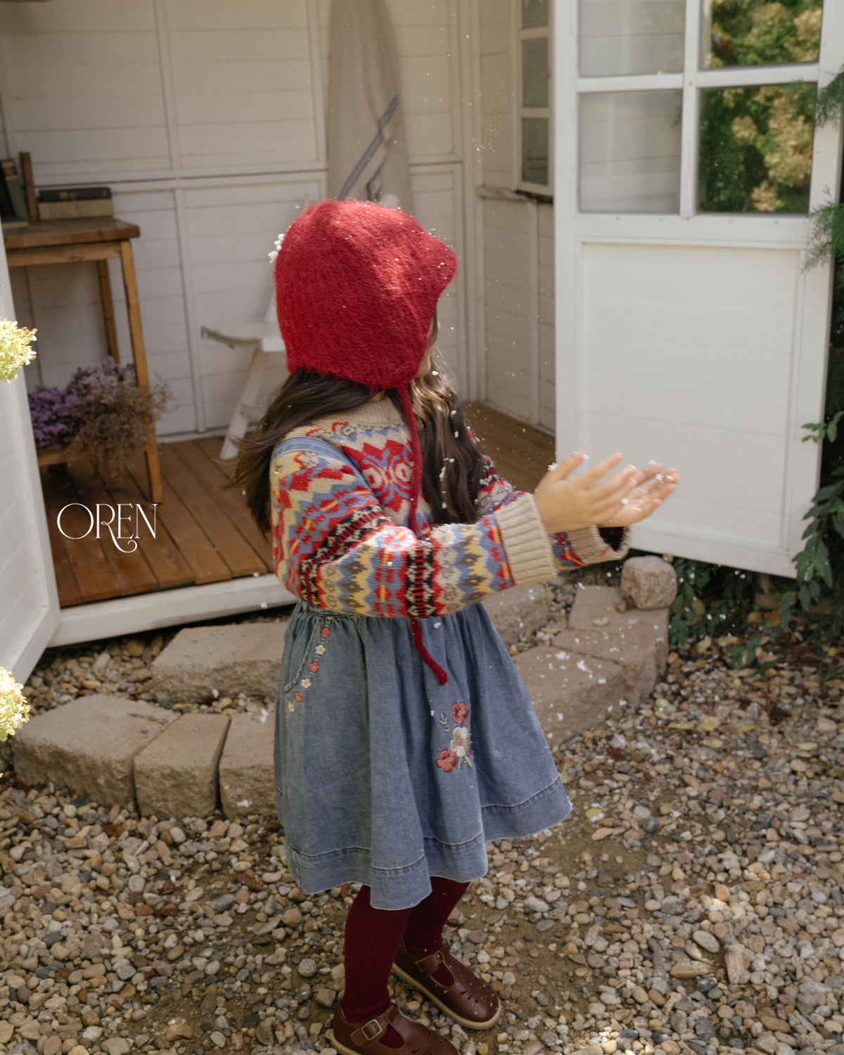 【OREN】blumei jumper skirt