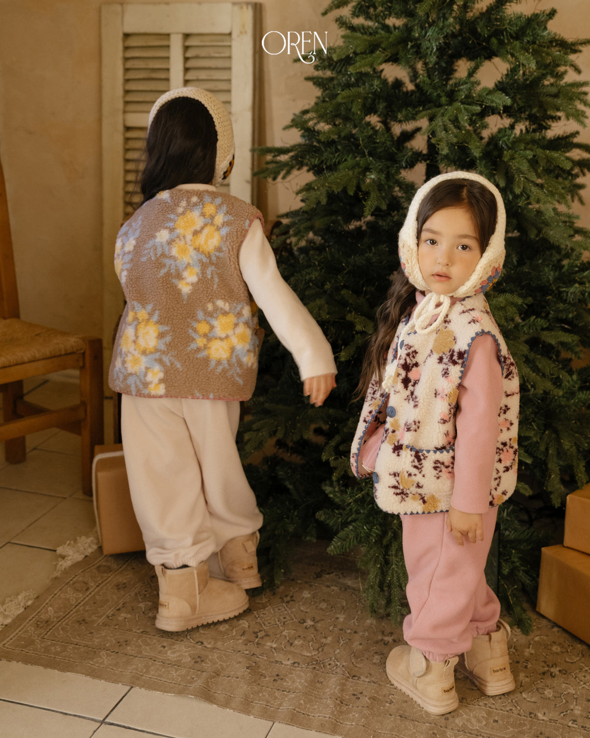 【OREN】florette sherpa vest