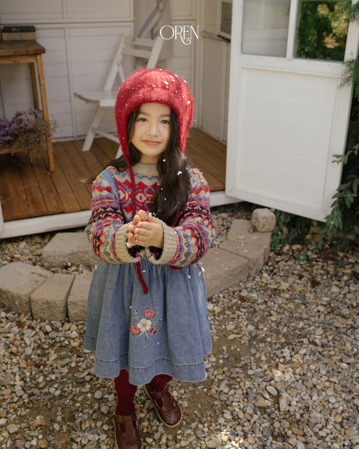 【OREN】blumei jumper skirt