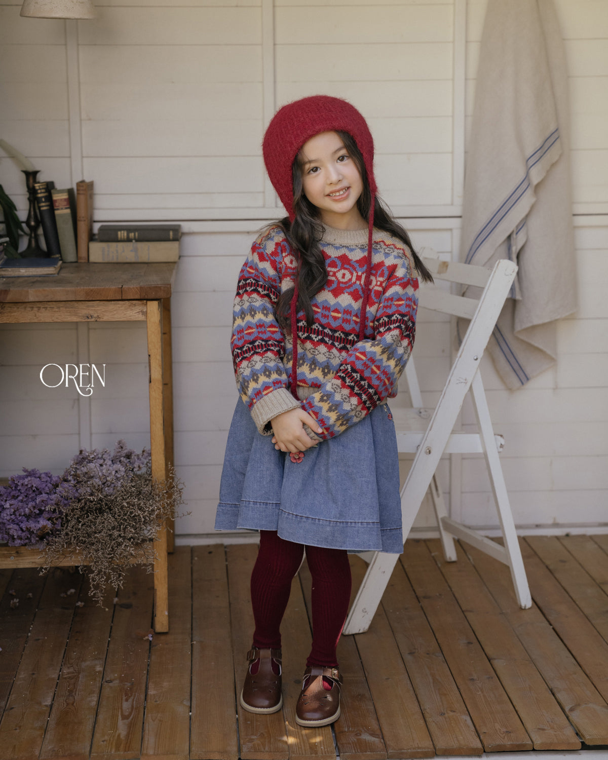 【OREN】Adeline multi wool knit