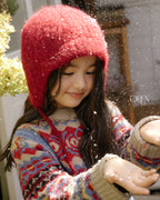 【OREN】flip knit brim beanie