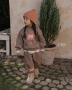 【OREN】romi garden fleece lined SET UP