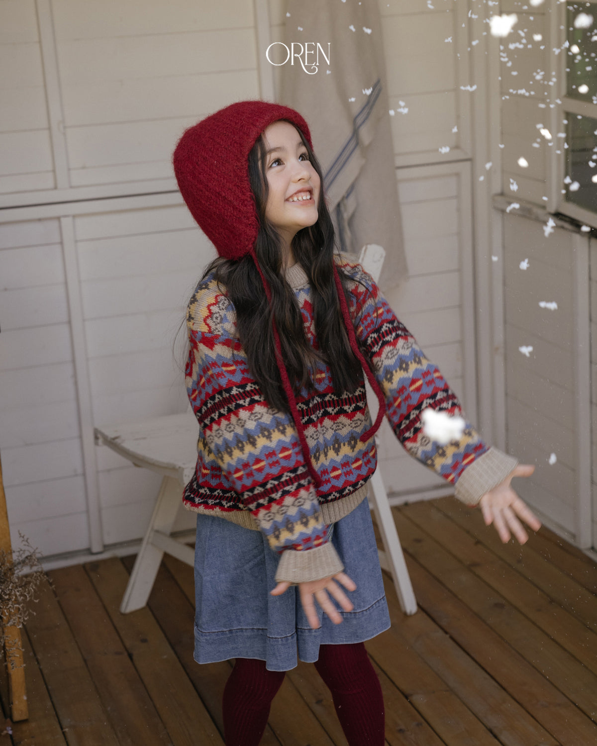 【OREN】Adeline multi wool knit