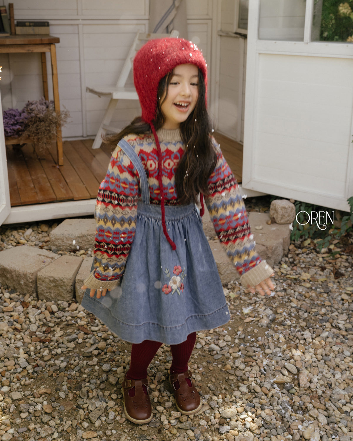 【OREN】blumei jumper skirt