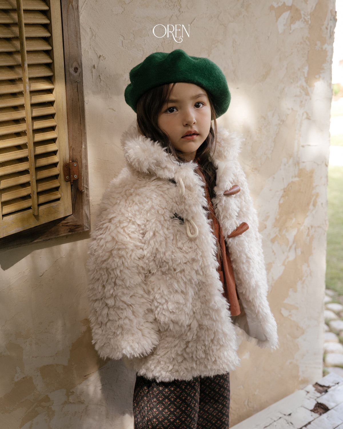 【OREN】verni toggle fur jacket