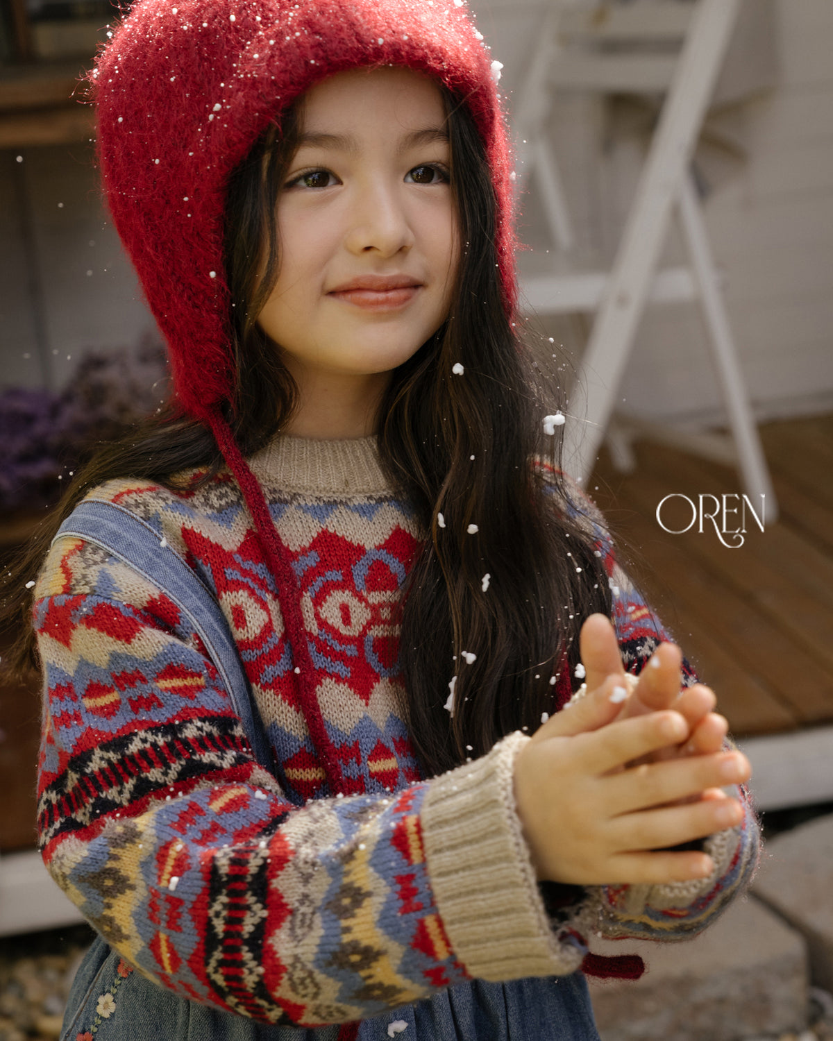 【OREN】Adeline multi wool knit