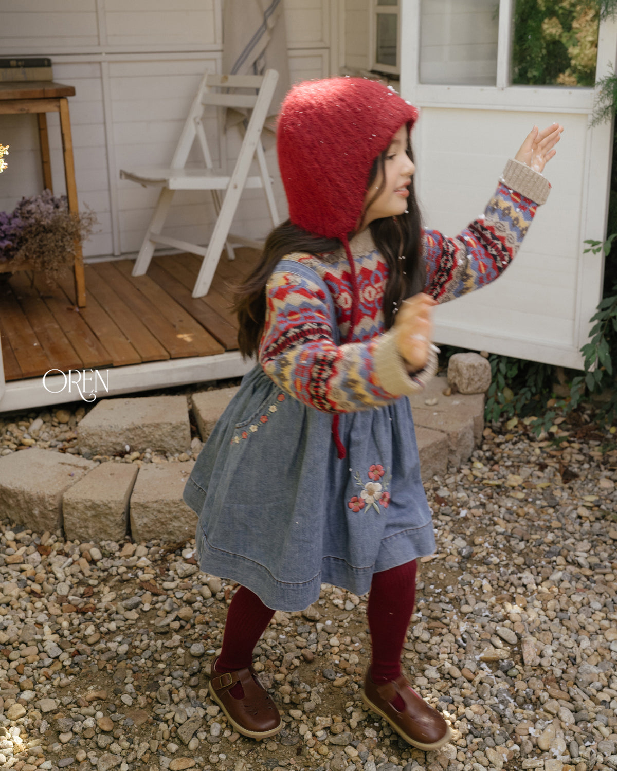 【OREN】blumei jumper skirt