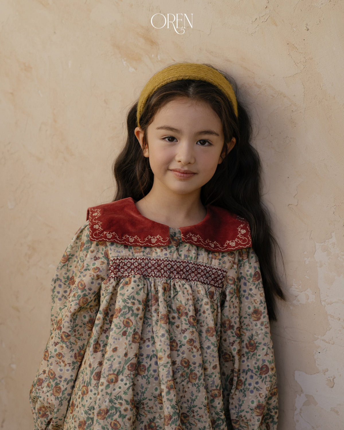 【OREN】bonjour square-collar dress