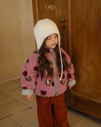 【OREN】flip knit brim beanie