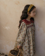 【OREN】bonjour square-collar dress